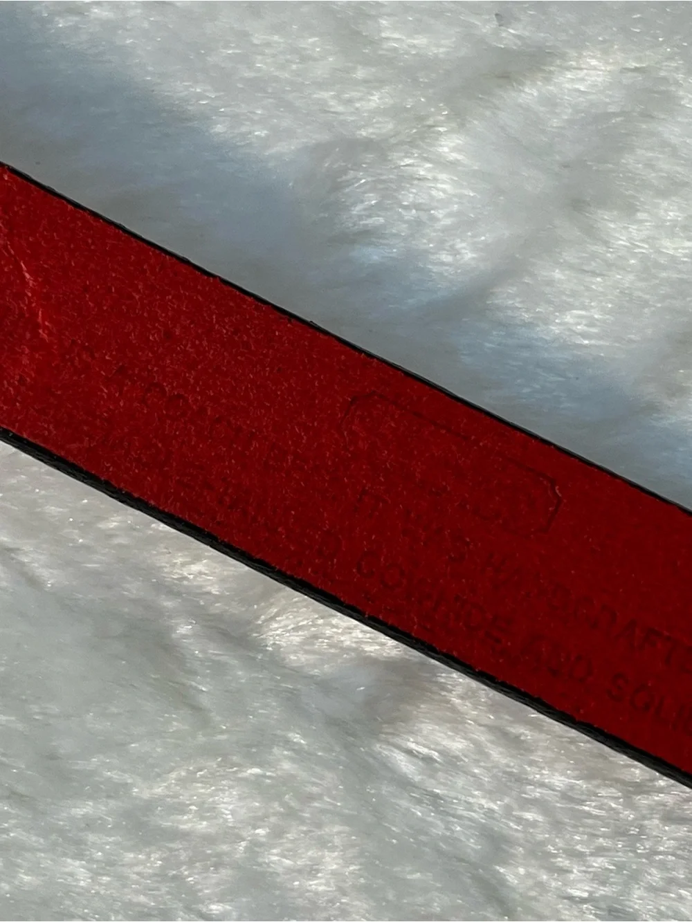 Coach Red Leather 1” Belt Size Medium